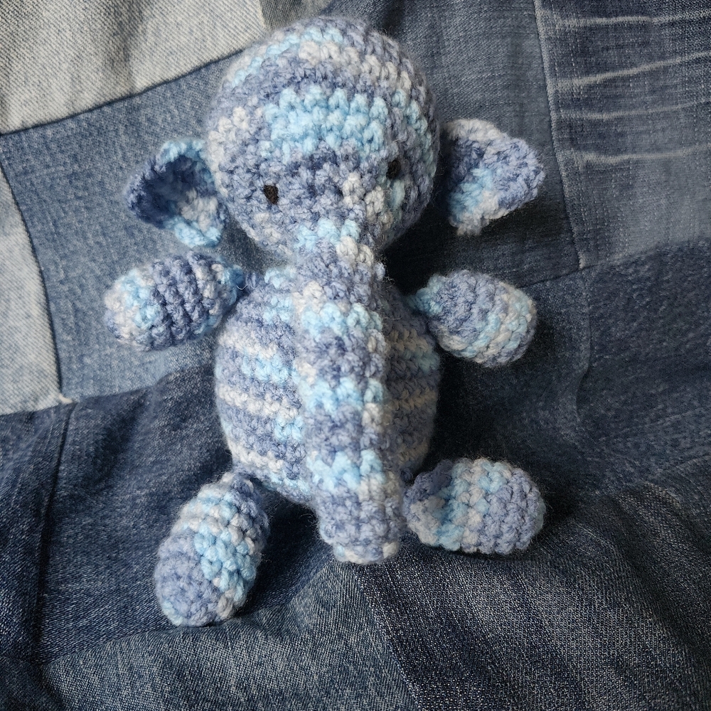 Blue Elephant Plush Toy